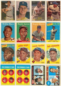 1950s-1990s Topps and Assorted Brands Collection (210+) Including Many Hall of Famers